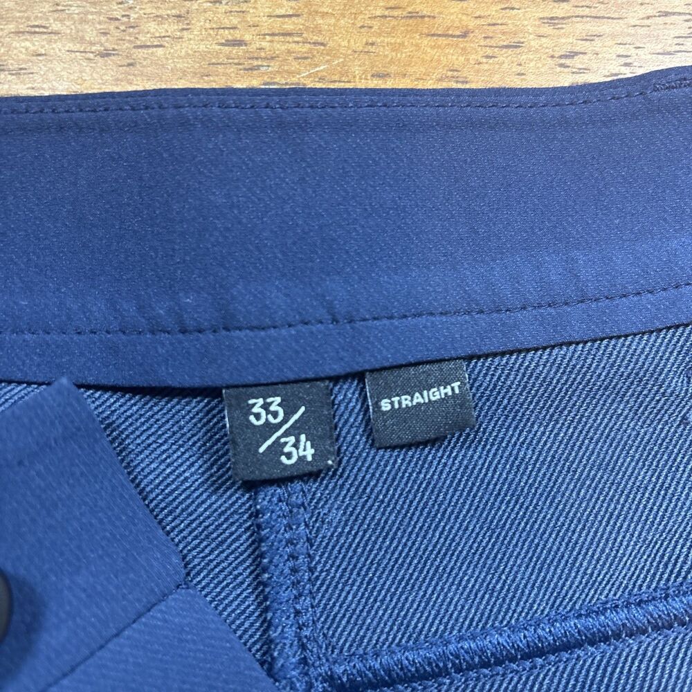 Public Rec Dealmaker Pants Mens 33X34 Straight Leg Navy Blue - Picture 8 of 16